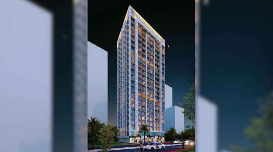 Navkar-Omnia-elevation-image-night